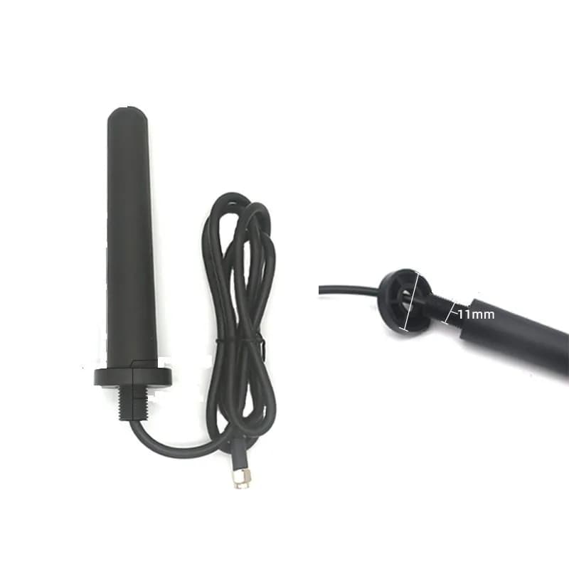130×11mm 698–2700MHz Screw-Mount 3G/4G/LTE Cabinet Antenna