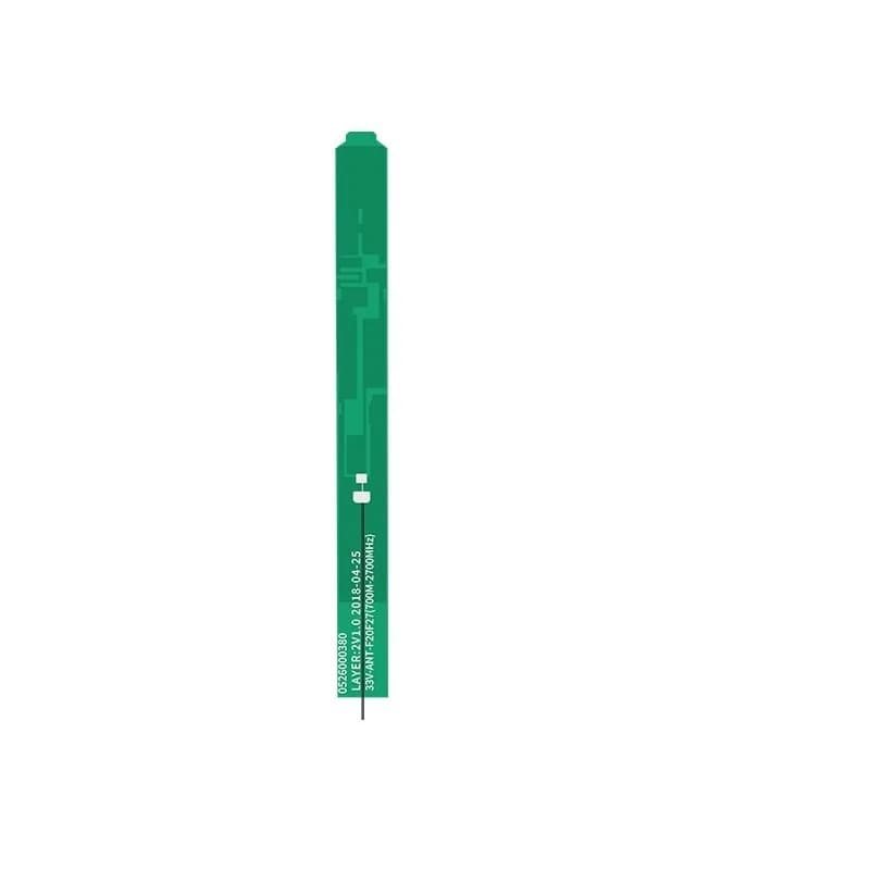 154.2×14.1mm Flexible LTE PCB Antenna with Adhesive Mount