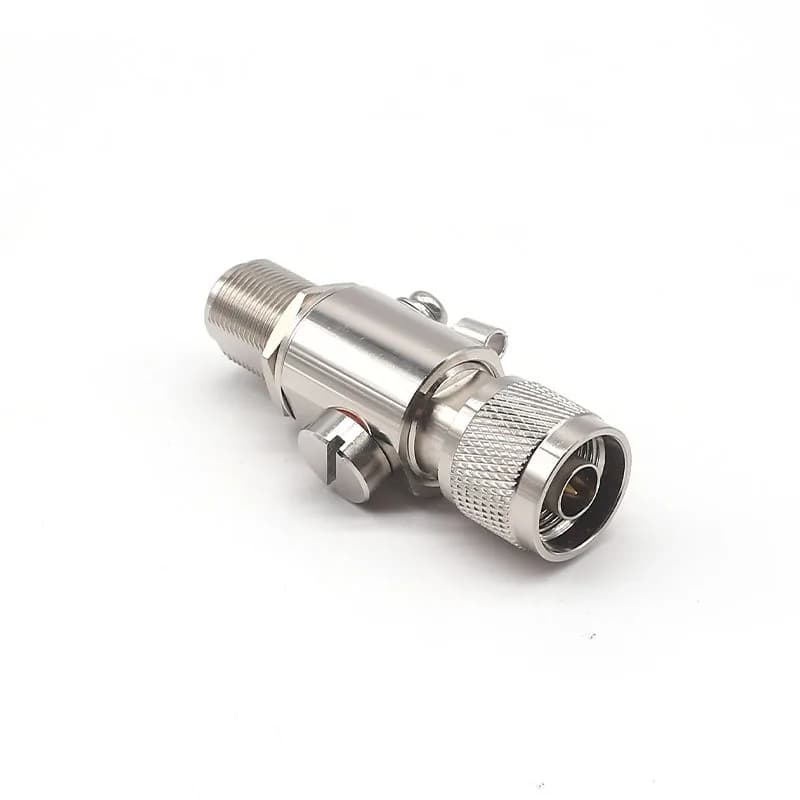 N-Female to N-Male Coaxial Lightning Surge Protector